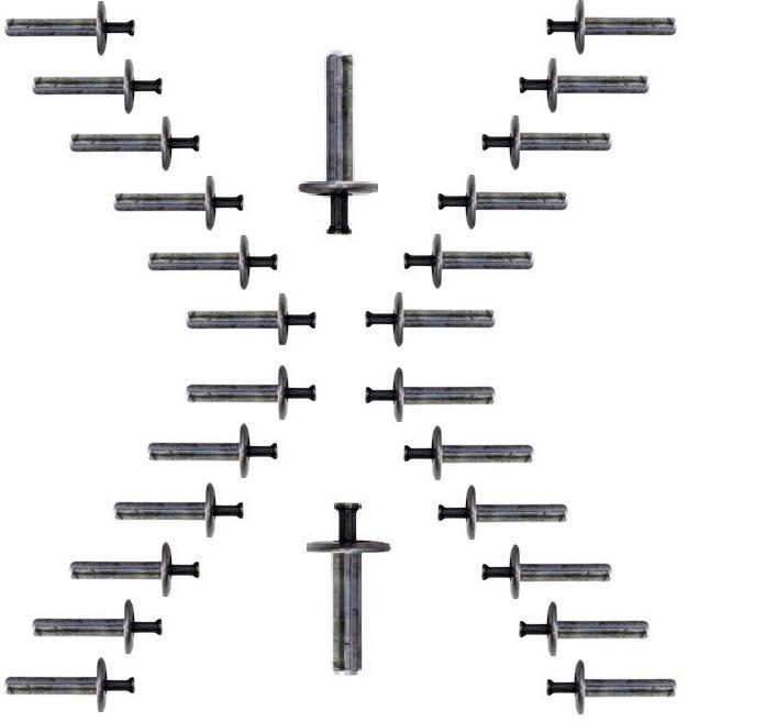 Expandet Alum Hammer Rivet 307