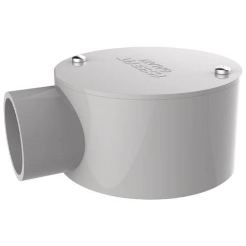 Pressfit Galaxy Conduit Junction Boxes - PVC, 19 to 50 mm, Black, Grey, White, Ivory | Smooth Surface, Deep Size, 1 to 4 Way Configuration