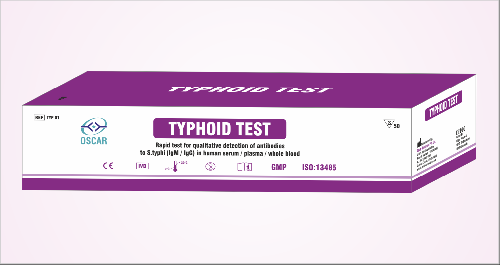 Plastic Typhoid Antibody Test Kit