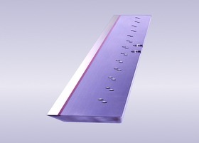 Industrial Blades - Stainless Steel, 1095x115x11.7 Mm | 62-64 Hrc Hardness, Fully Automatic, Galvanized Finish, Designed For Precision Paper Cutting