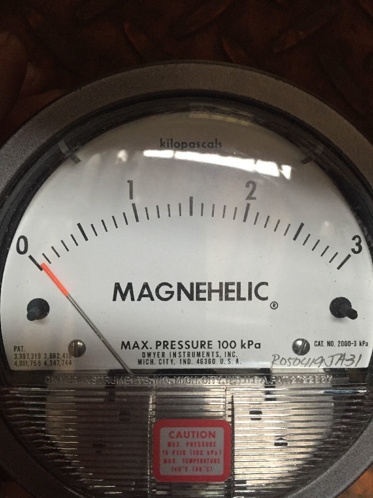 Dwyer 2300-3kpa Magnehelic Differential Pressure Gauge