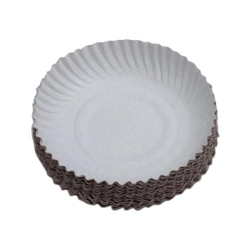 White Round Paper Plate