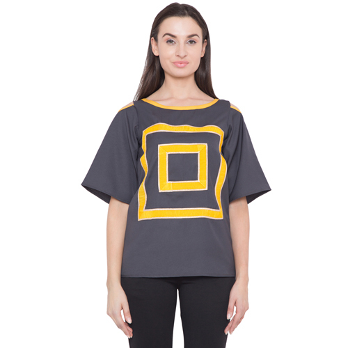 Ladies Straight Fit Crepe Top