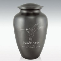 Black Wolf Classic Brass Cremation Urn Engravable