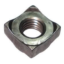 Square Weld Nuts - High Precision Steel, Square Shape With Locating Boss And Welding Projections