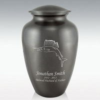 Black Trinity Classic Brass Cremation Urn Engravable