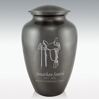 Black Trinity Classic Brass Cremation Urn Engravable