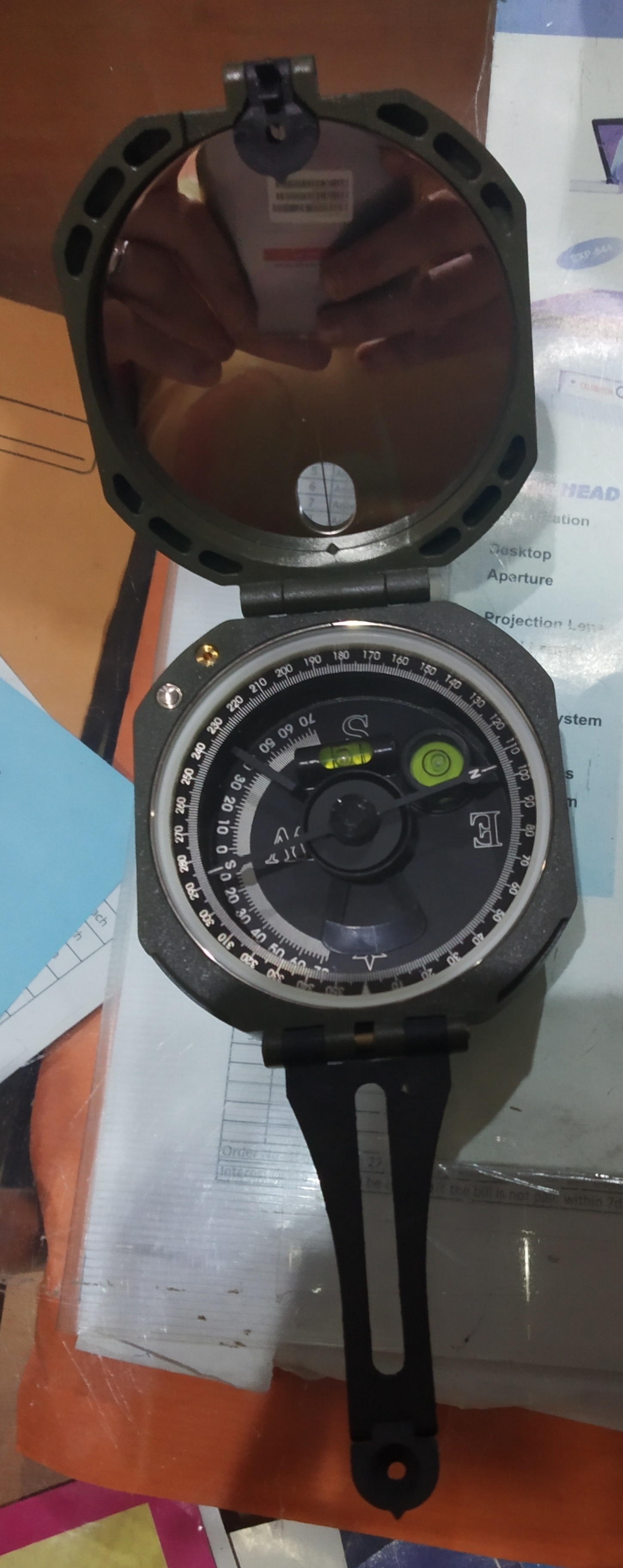 Black Brunton Compass