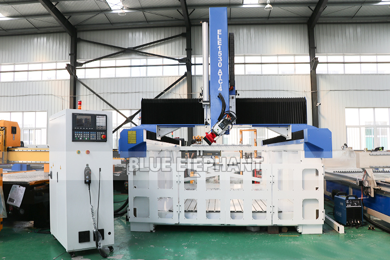 Blue 1530 Eps Foam Cnc Router Atc Cnc Engraving Machine For Wood