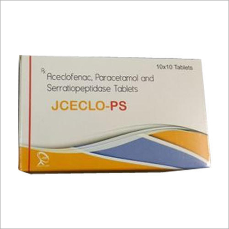 Aceclofenac Paracetamol Serratiopeptidase Tablet
