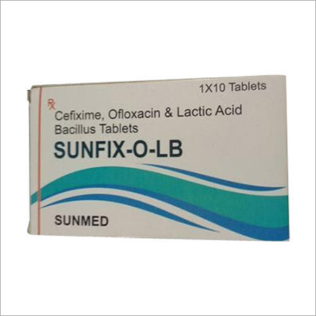 Cefixime Ofloxacin Lactic Acid Bacillus Tablet