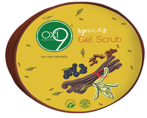मसालों वाला जेल स्क्रब