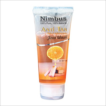60Ml Anti Tan Face Wash Ingredients: Herbal Extracts