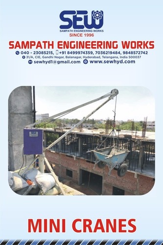 Building Material Lift Crane Application: Factory