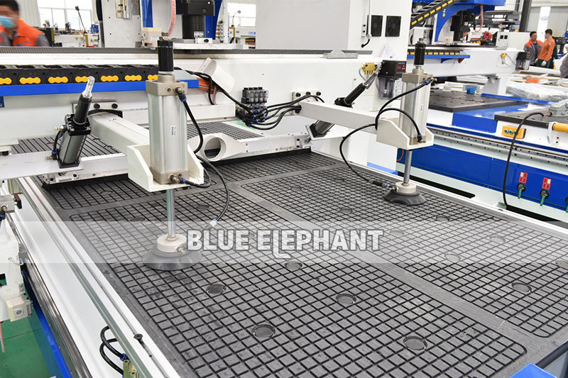 Blue Fully Automated Wood Cnc Furniture Making Machine