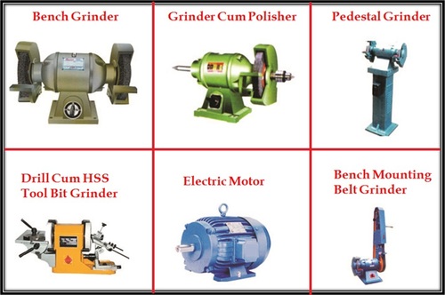 Blue Electric Bench Grinder