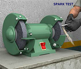 Blue Electric Bench Grinder