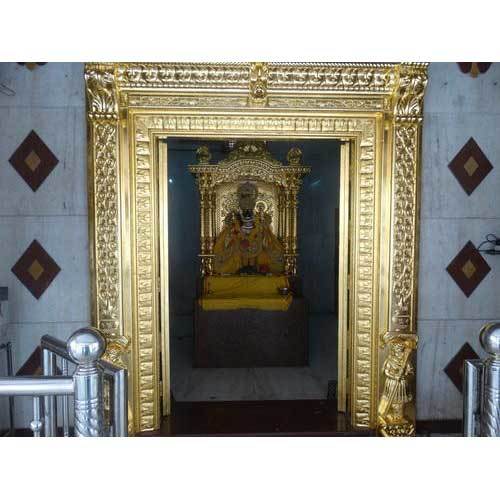 Handmade Gold Mounted Doors