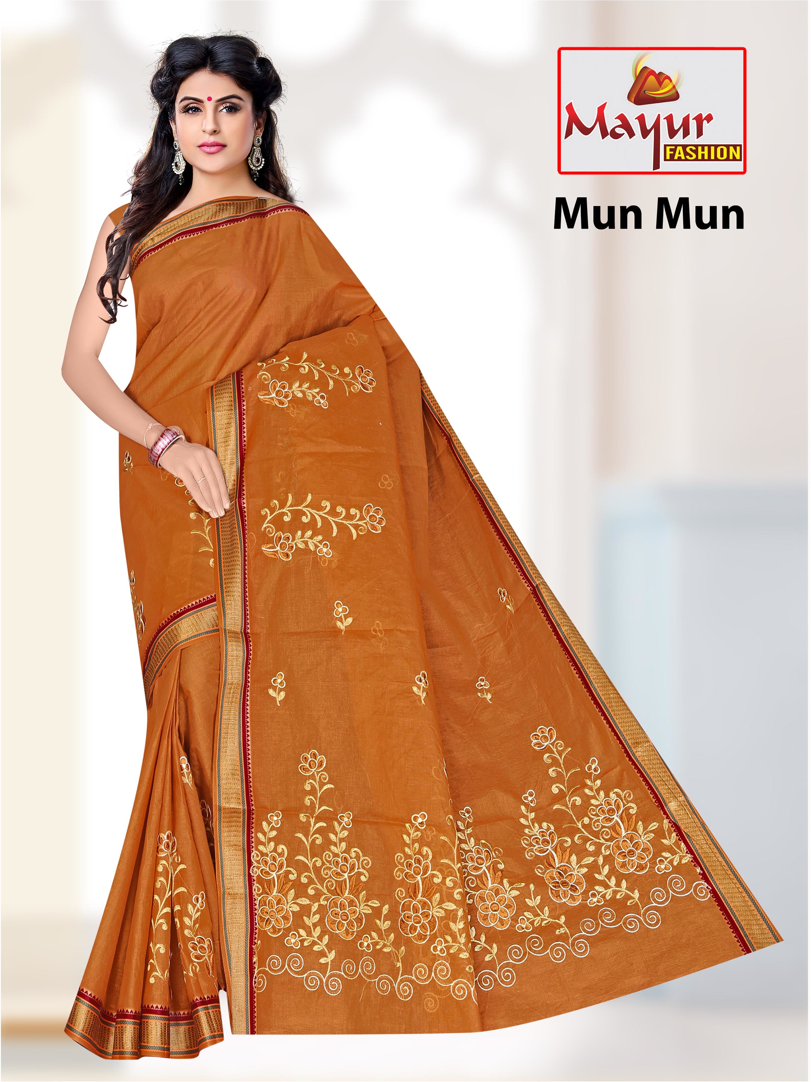 Cotton Work Saree Length: 5.50  Meter (M)