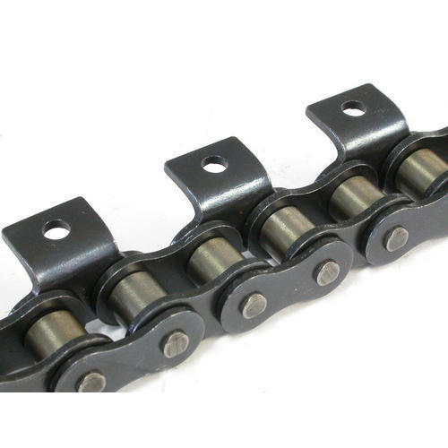 Flange Roller Chain - Mild Steel, Greater Diameter than Plate Width, Black | Industrial Roller Conveyor for Small to Medium-Sized Conveyors