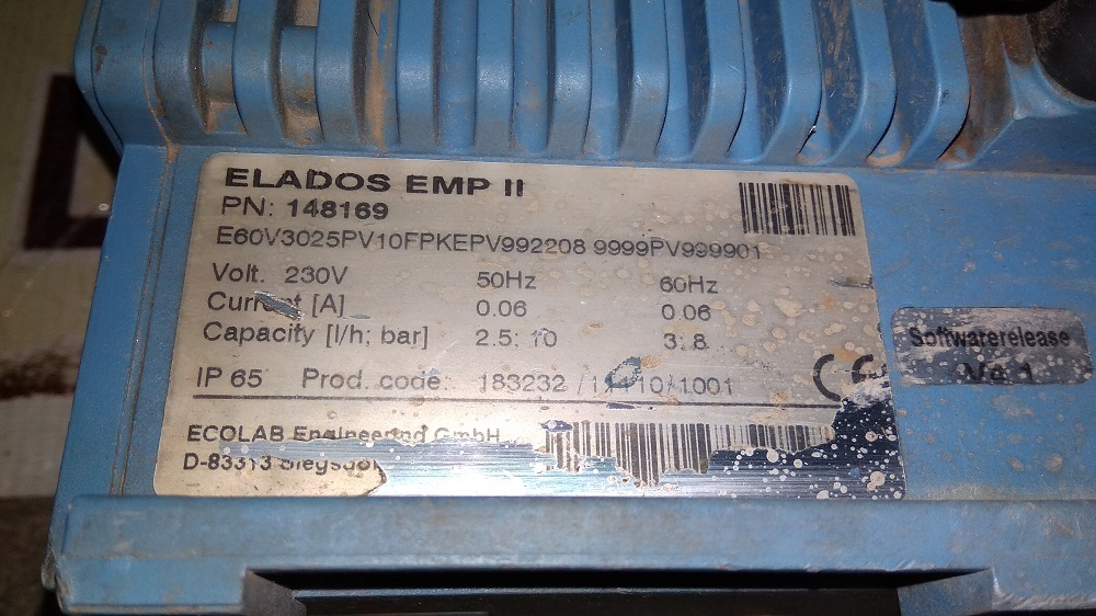Elados Emp Ii Diaphragm Metering Pump