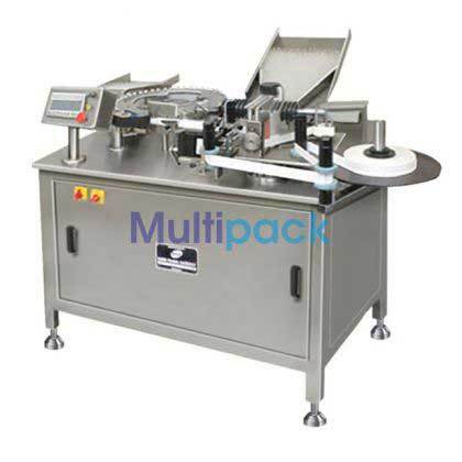 High-speed Automatic Vertical Ampoule Labelling Machine - Stainless Steel, 30-300 Ampoules Per Minute Capacity | Plc Control, Super Silent Operation, Online Batch Printing