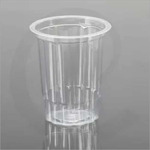 White Disposable Water Glass