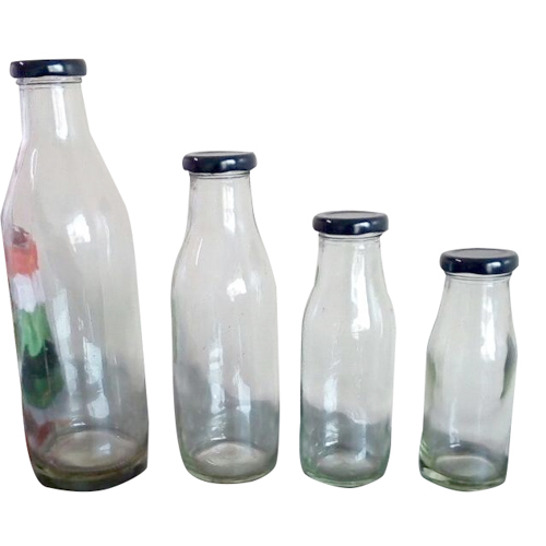 Milk Empty Glass Bottle