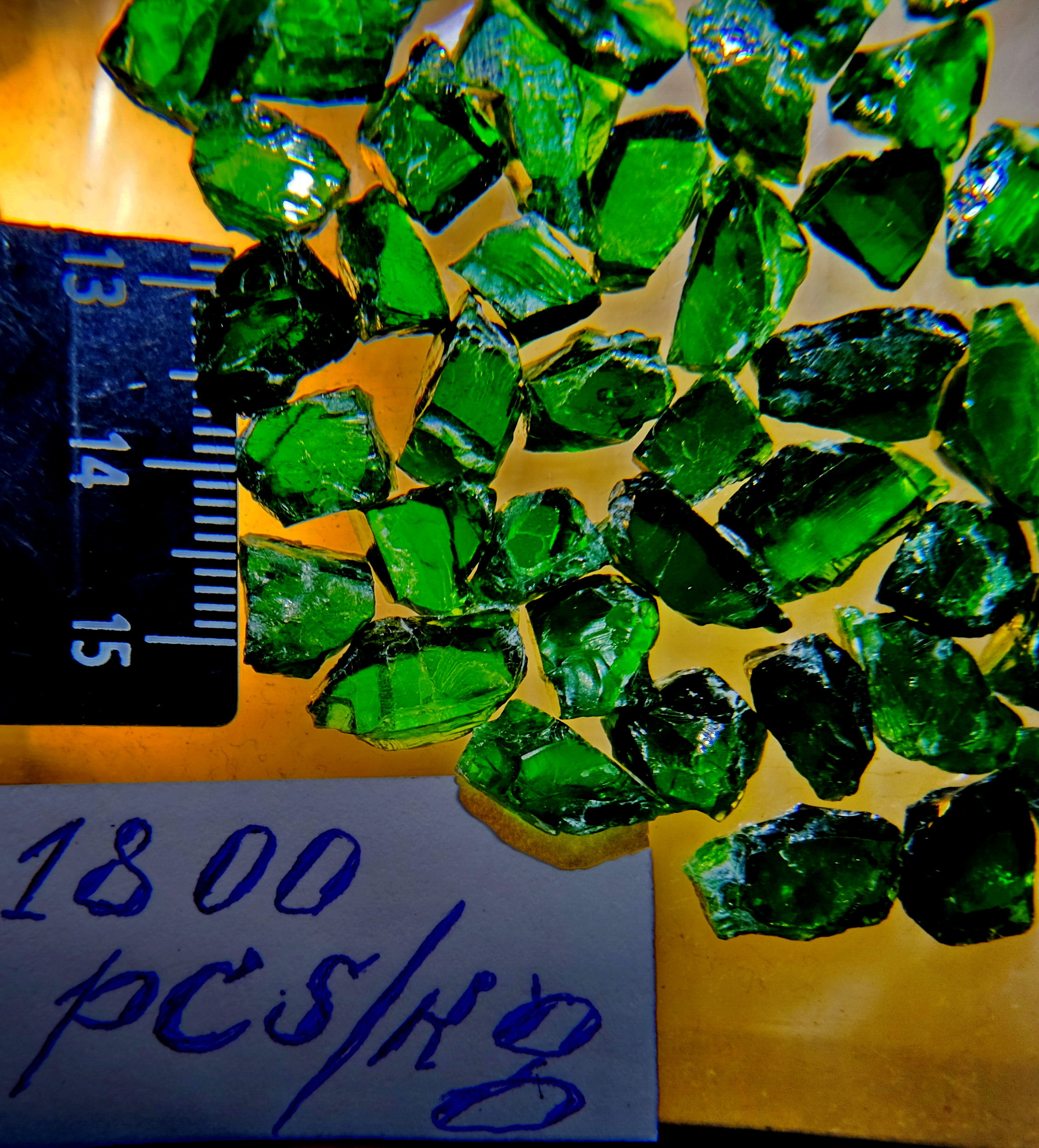 Chrome Diopside Rough Hq 1800