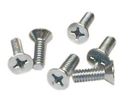Stainless Steel Aisi 304 Grade A2 Countersunk Head Cross Recessed Machine Screw - M1.0 To M8, Flush Fixing, Din 965 Standard