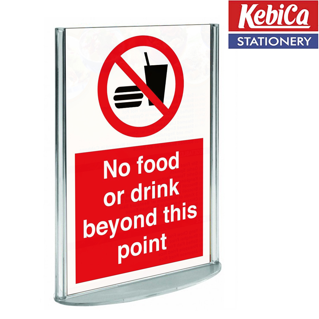 Light Weghit B5 Size Menu Holder Double Sided Visibility