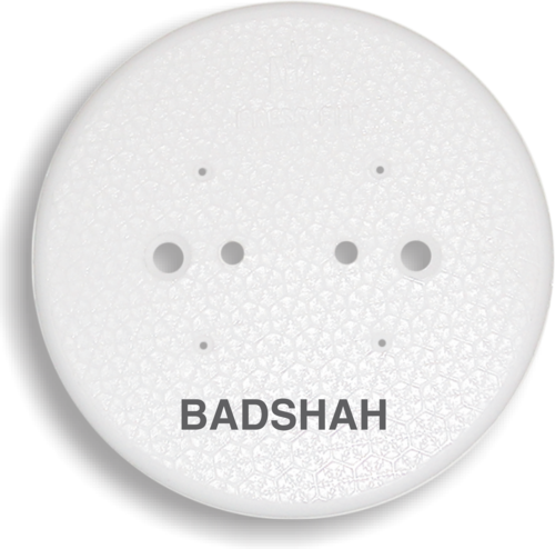 Pressfit 3.5" Badshah Round Ceiling Cover Plate - Plastic, 3.5" Size, White Color | Perfect Screw Holes & Mounting Screws Included