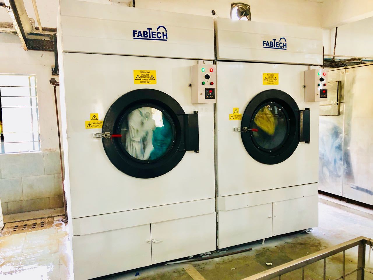 Tumble Dryer - 50-60 Kg Capacity, Stainless Steel Inner Cylinder, Front Loading Type With Automatic Features, 2 H.p Motor - High Efficiency, Peak Performance, Durable Design, 220-240 Voltage
