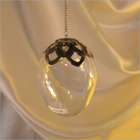 हैंडमेड क्लियर ग्लास मेटल फिट हैंगिंग