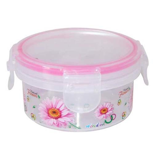 Blue Pink Plastic Printed Multi Purpose Container Klick N Seal 600