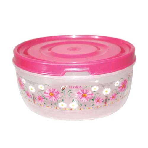 Blue Pink Plastic Printed Multi Purpose Container Food Saver 2000