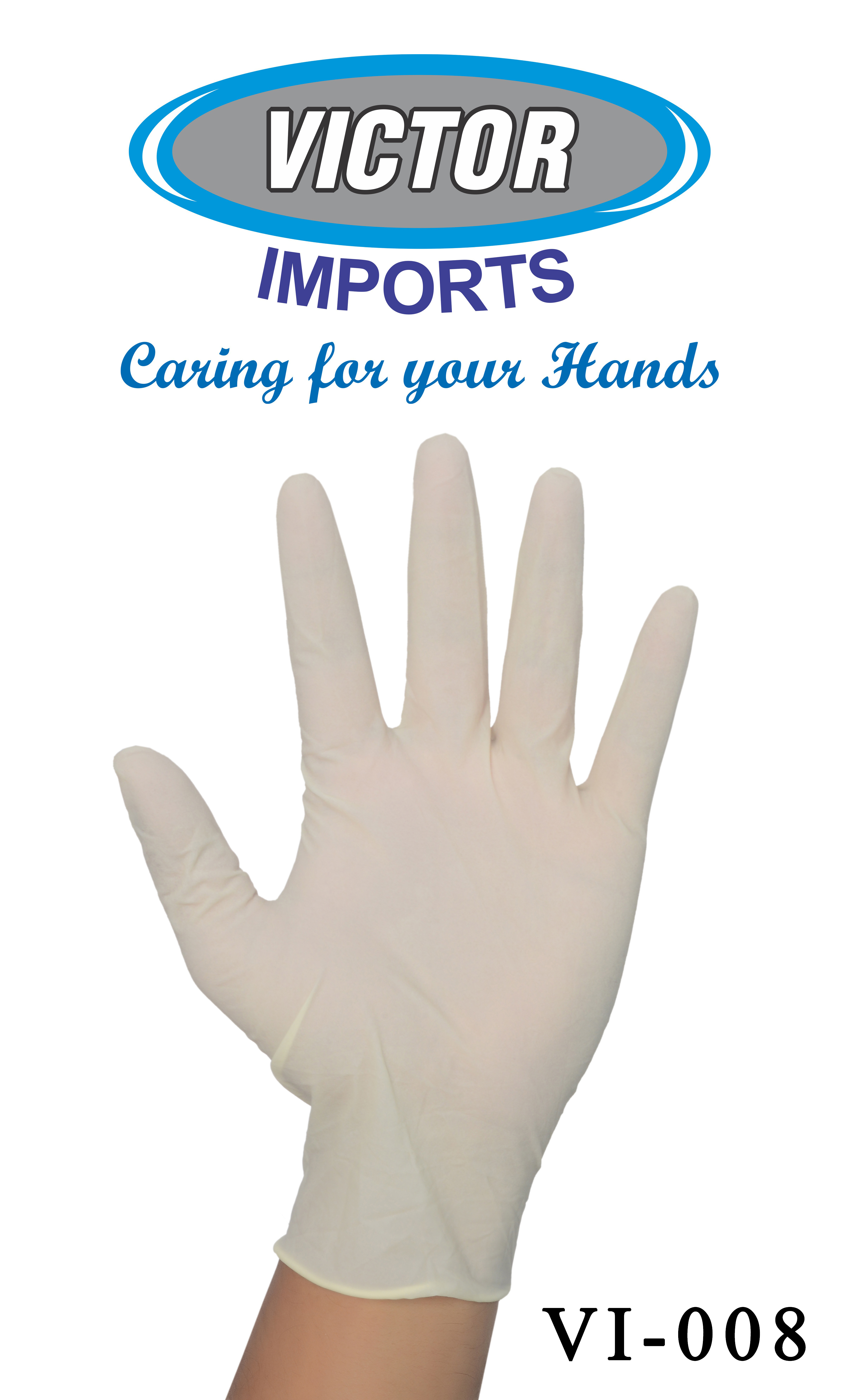 Disposable Hand Gloves - Color: White