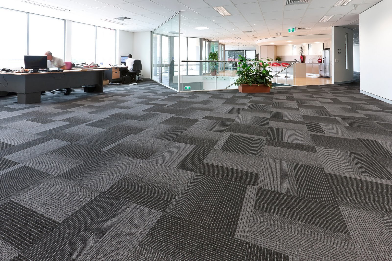 Executive Nylon Carpet - 12x12 Inches, Gray | 0.35 Inches Pile Height, 10-year Warranty, Latex Backing