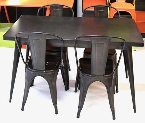 Metal Cafeteria Chair - Durable Metal Design, Available in Vibrant Colors