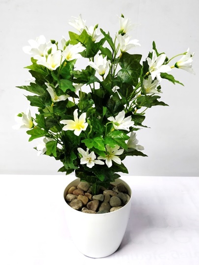 Artificial Flower - Eco-friendly Plastic Meaty Plant, 60 Cm X 60 Cm | Ideal For Ceremony, Party, Wedding, And Home Decoration
