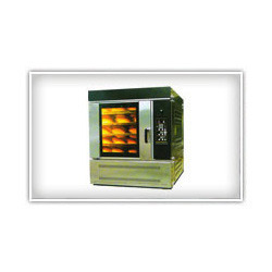 Gas Convection Oven - Stainless Steel, 40x50x60 cm, 10 Trays, 15 kW Power | Durable Design, Easy Cleaning, Energy Efficient, Even Heating, Fast Preheating
