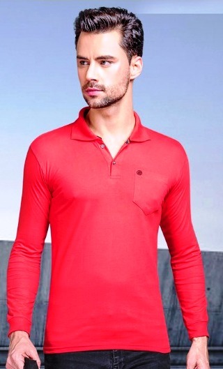 Mens Casual T-shirts - Cotton, Size M/l/xl, Color Options: Blue, White, Black, Grey, Yellow, Red, Sky Blue, Green | Features Polo Collar, Short Sleeves, Plain Pattern, Designed For Boys & Men