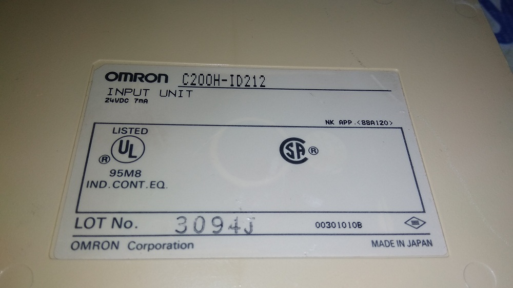 Omron Input Unit