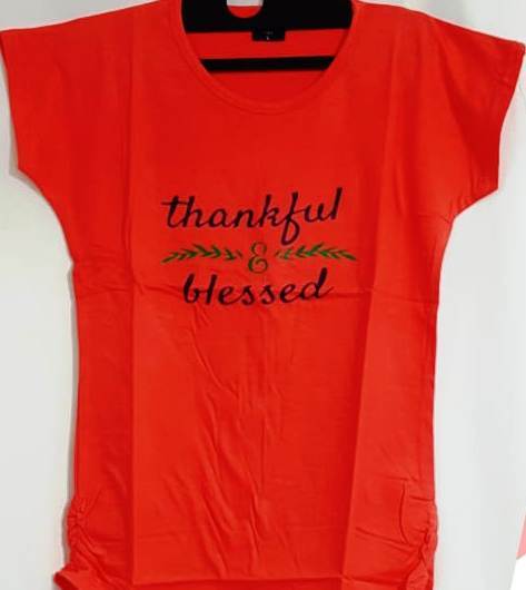 Ladies Casual T Shirts - Cotton, Size M/l/xl | O-neck, Short Sleeves, Available In Black, Beige, White, Pink, Rose, Red, Maroon, Yellow, Plain & Printed