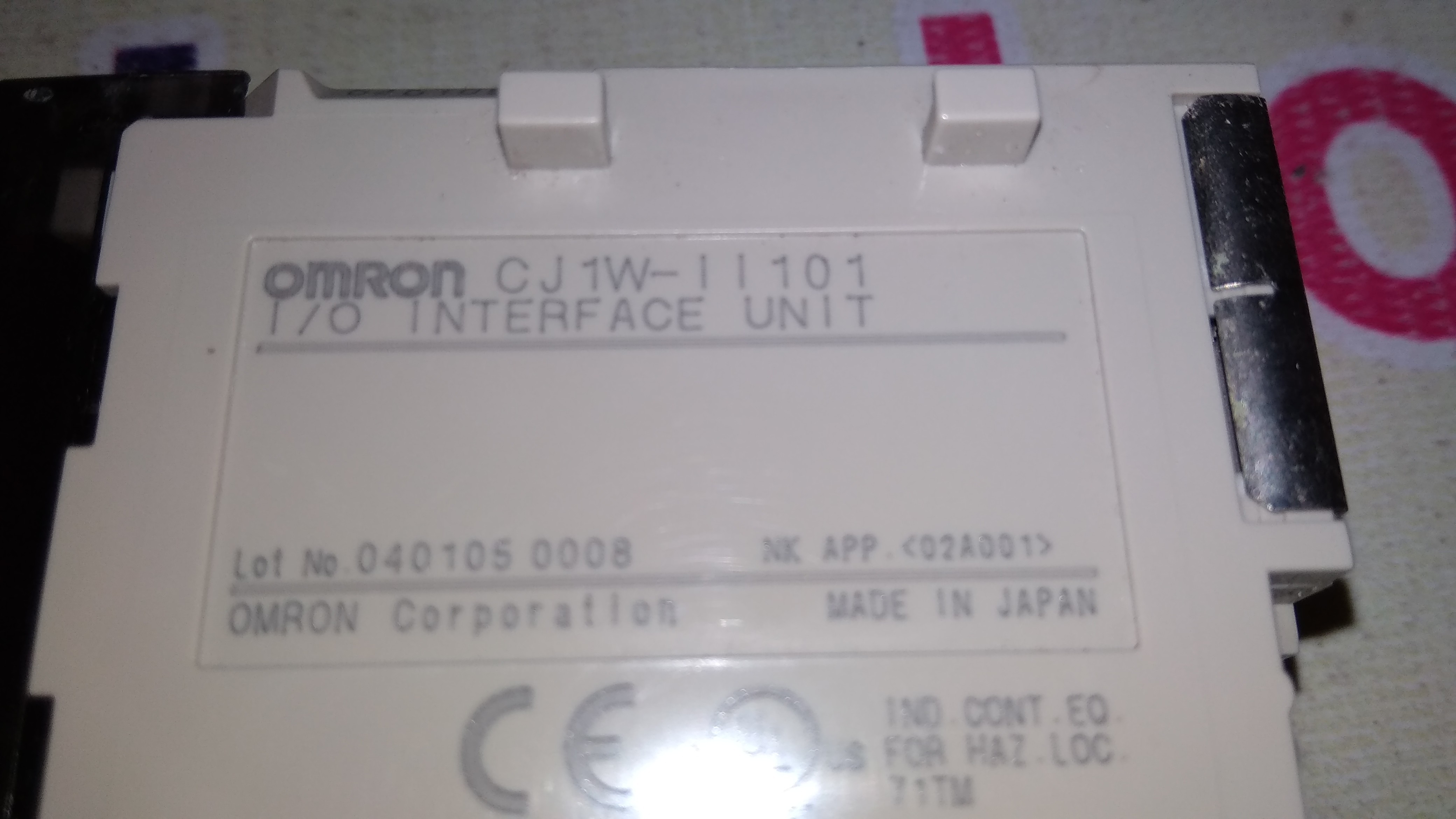Omron Input Output Module