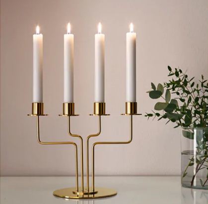 Gold&silver Classical Candelabra