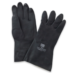 Neoprene Plus Gloves - Unsupported Neoprene Size S/m/l | Chemical Resistant Flock Lined For Wicking Honeycomb Grip Pattern