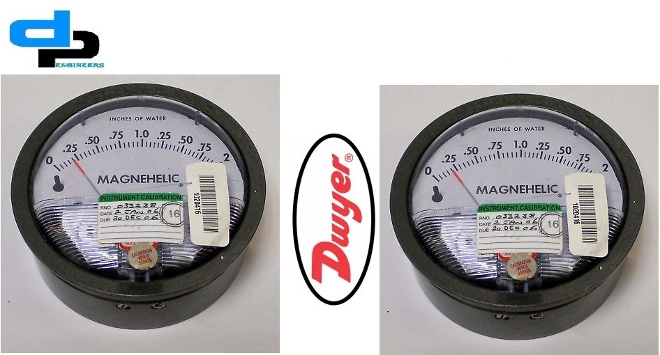 Polished Dwyer 2000-00av Magnehelic Differential Pressure Gauge