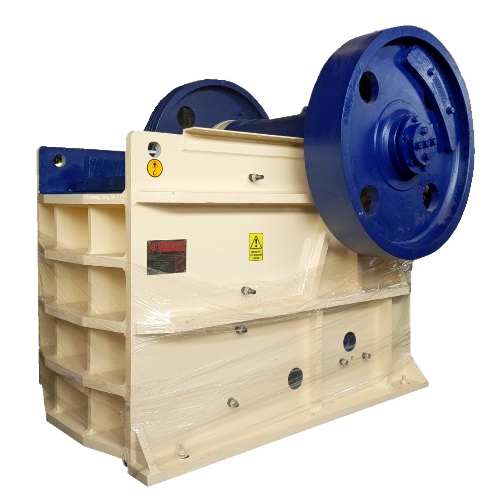 Stone Crusher - Steel Construction, Varying Dimensions, Electric Drive, Blue Finish | Automatic Lubrication, High Productivity, Low Power Consumption, Longer Life, Lower Maintenance, Simple Gap Setting