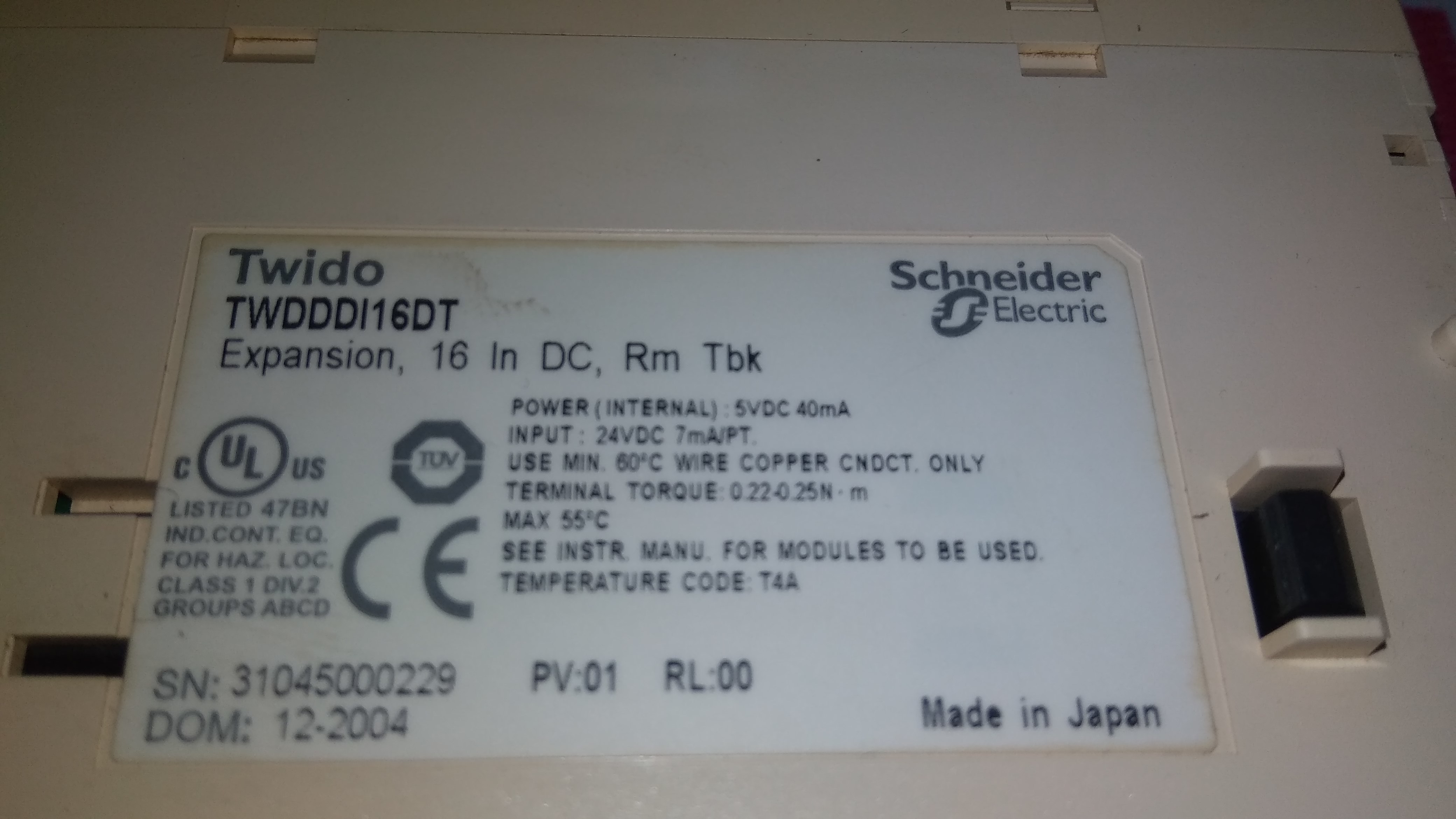 Schneider Electric Modicon Module